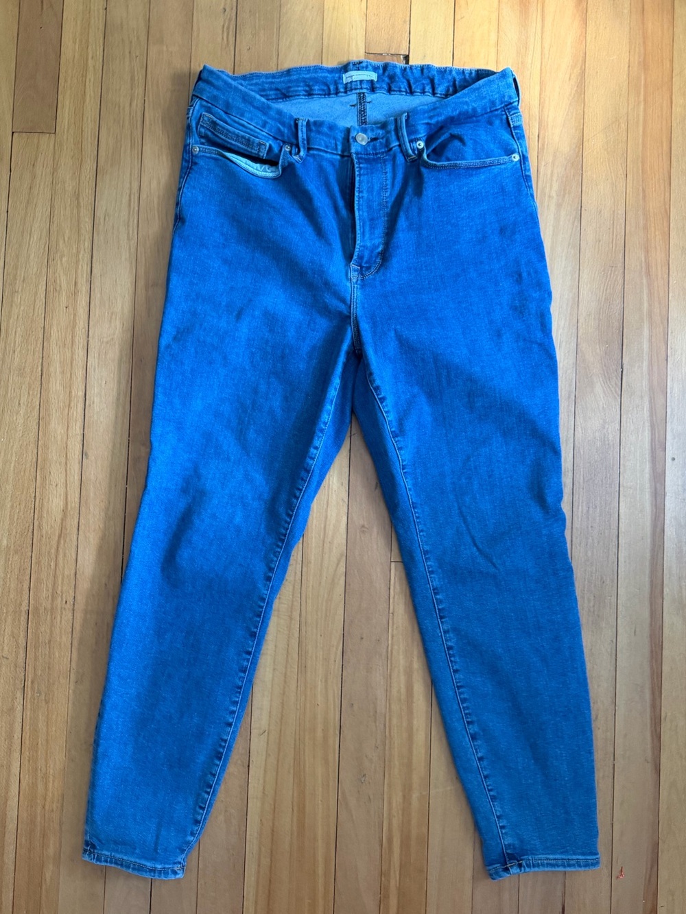 Good American Always Fits Good Legs Skinny Jeans | Size 14–18 | Blue